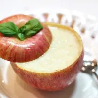 温かいりんご🍎スープ