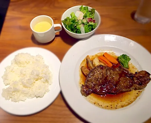 サーロインステーキランチ！|きっしーさん