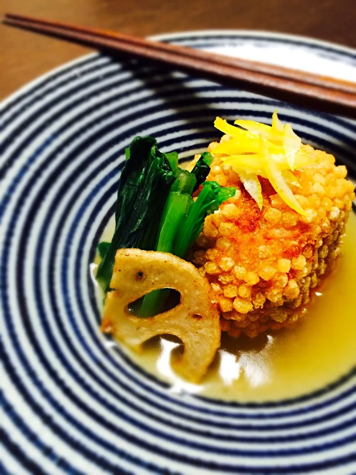 プーティさんの料理 里芋饅頭の餡掛け🍁|るん♪さん