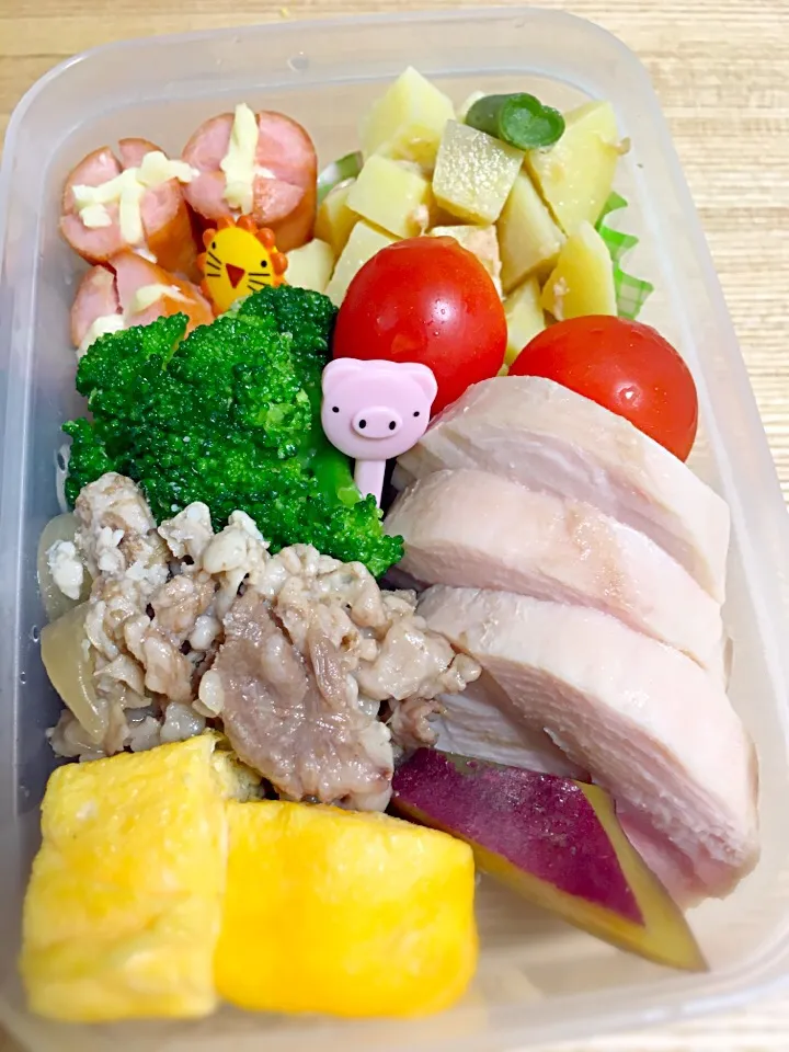 夫用お弁当。おかず編|いしぃむしぃさん