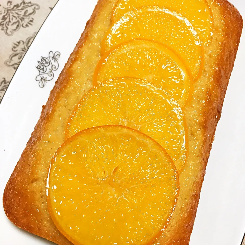 オレンジのパウンドケーキ🍊|カウンター嬢さん