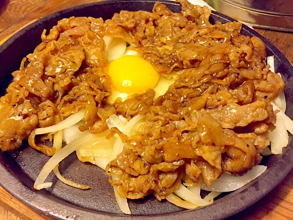 Fried beef with egg|Sky Blueさん