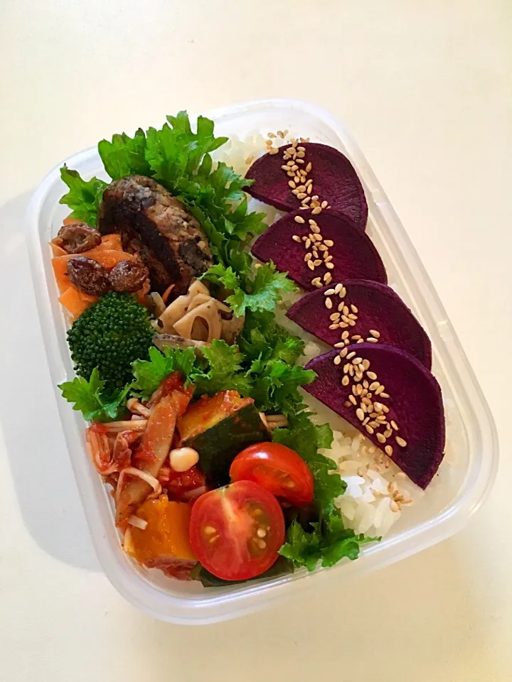 Snapdishの料理写真:Veganお弁当🍱2016/11/16|RISARISAさん