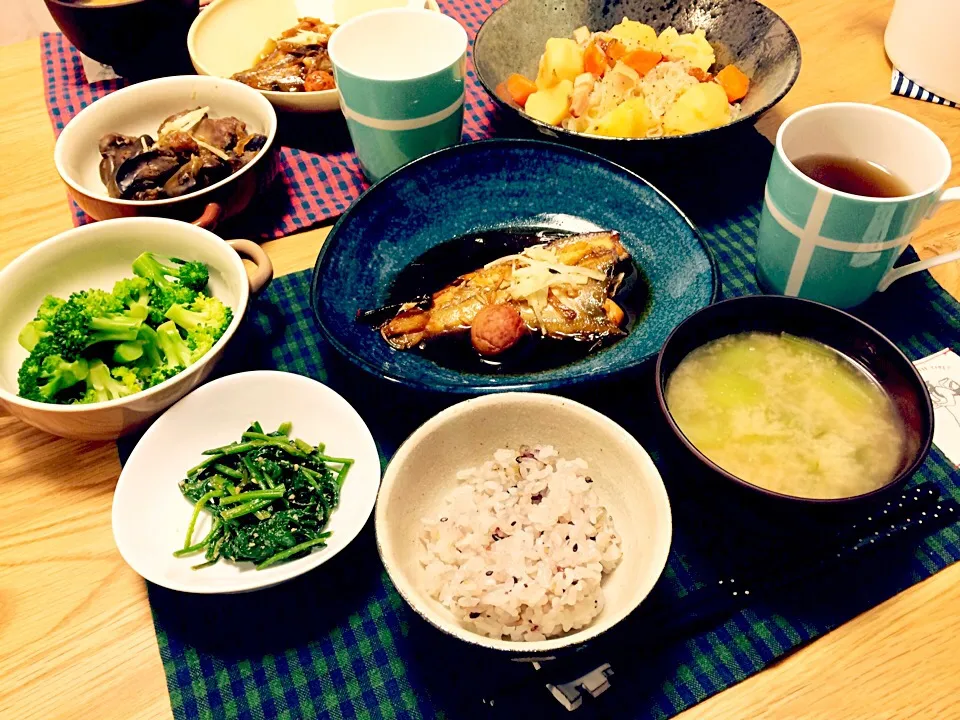 Snapdishの料理写真:＊カレイの梅煮和食ごはん＊|ちょこあや＊*さん