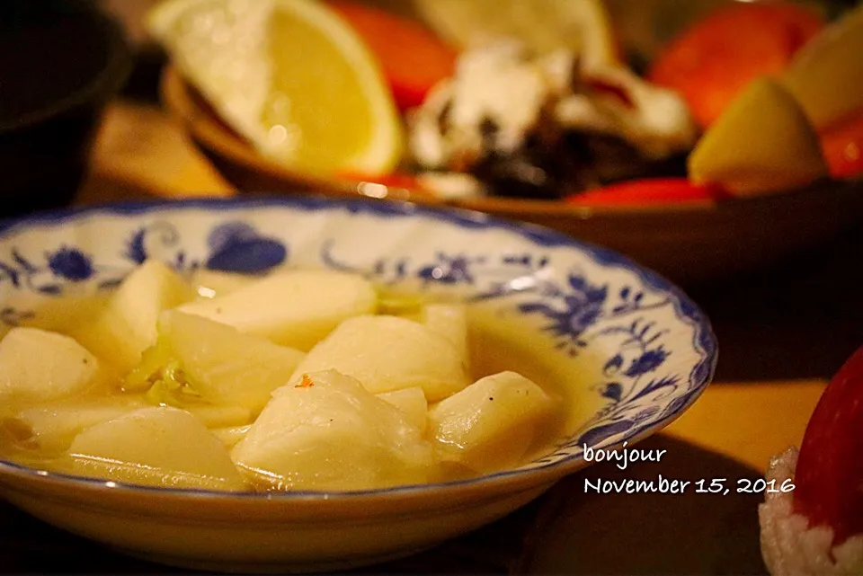 蕪のレモン🍋煮 爽やかなスープです😋|yasuko murakamiさん