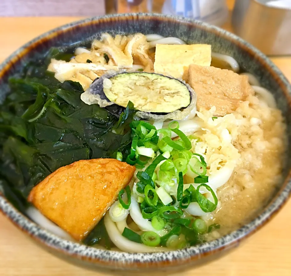 Snapdishの料理写真:麺気狂いのランチは
讃岐うどん四国路の
「かやくうどん 大」|muutさん