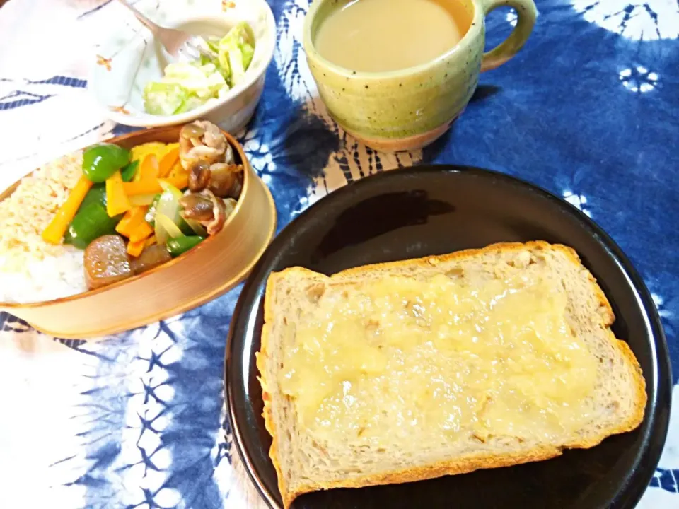 今日の朝ごパンと自分お弁当（＾人＾）|さくたえさん