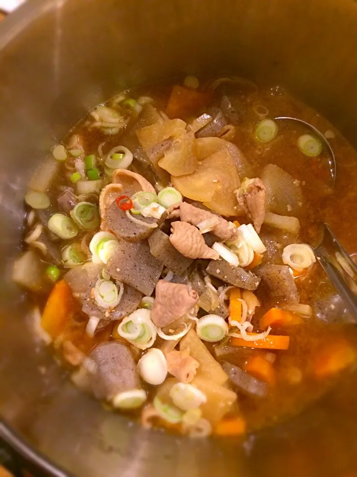 圧力鍋でモツ煮|acoさん