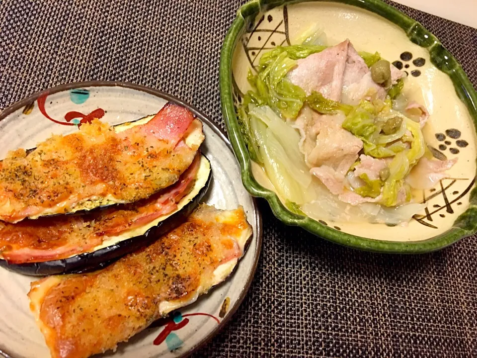 ナスのチーズオーブン焼き
白菜と豚バラの煮物|あやみっきーさん