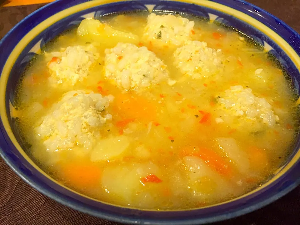 Romanian meat&rice ball soup|Diana Hiraoさん