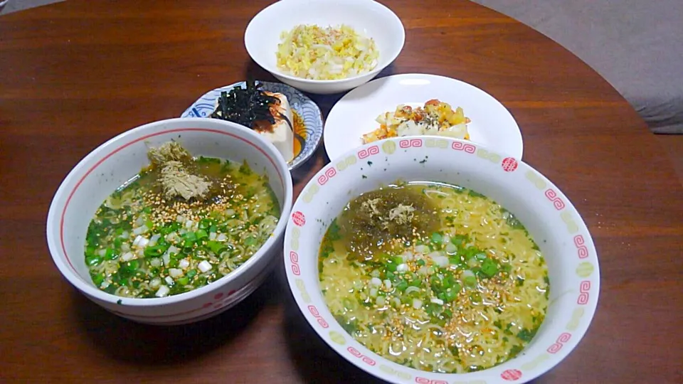 パクチーねぎラーメン٩( ᐛ )و|かおちゃんさん