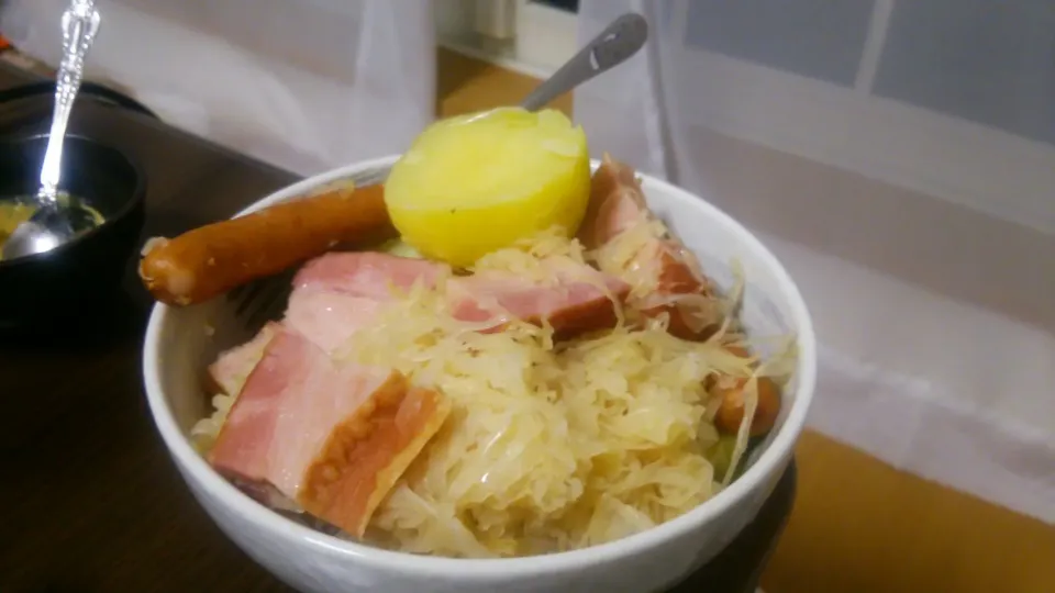 choucroute à ma façon
my sauerkraut
私のザウアークラウト|Antoine Blancさん