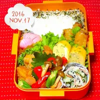 高校生男子のがっつり弁当.ﾟ٩(๑⃙⃘˙ᵕ˙๑⃙⃘)۶:.｡