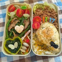 Snapdishの料理写真:豆だらけお弁当|Doris Tarotさん