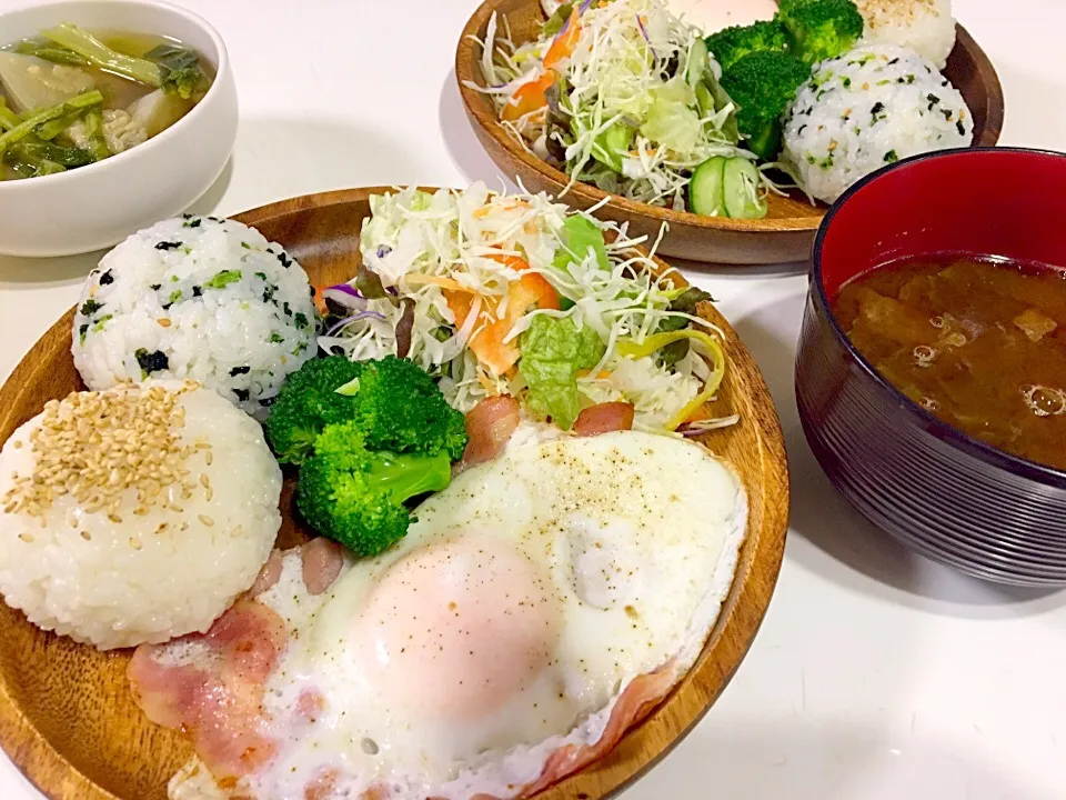 Snapdishの料理写真:ワンプレート朝ごはん|ともさん