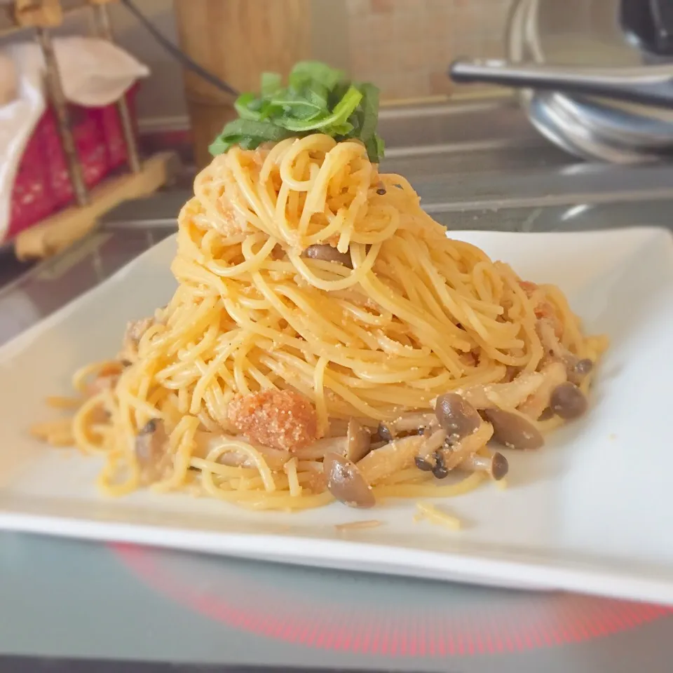 Snapdishの料理写真:たらこパスタ🍝|みほさん