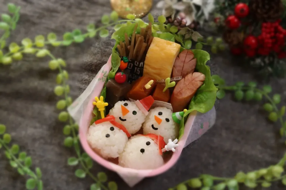 雪だるま弁当|ertmkさん