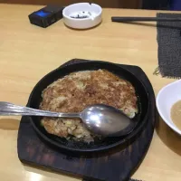 Snapdishの料理写真:鉄板つくね焼き|まさとしさん