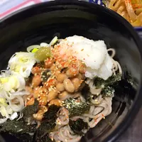 Snapdishの料理写真:おろし納豆そば|Shiho Hashimotoさん