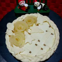 Snapdishの料理写真:peach pie 

ピーチパイ　Xmas version