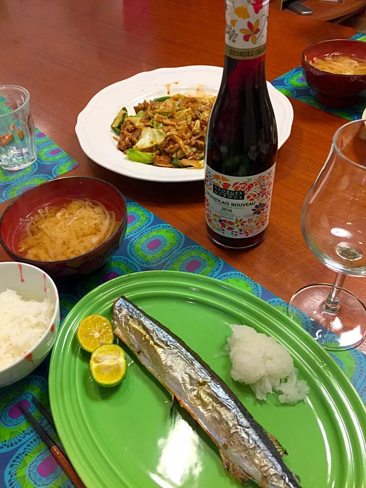 Snapdishの料理写真:ボジョレー解禁!!🍷(*´∇｀*)|mari-pさん