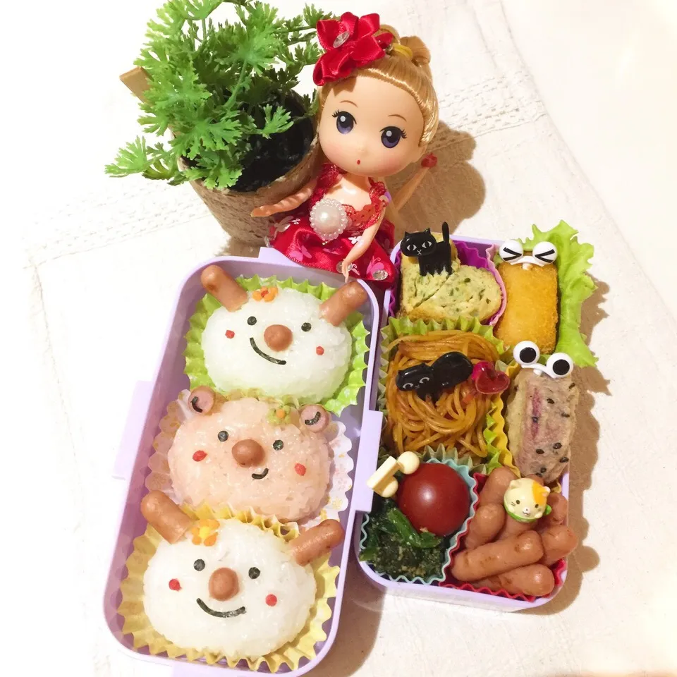 11/18❤︎娘のおにぎり弁当❤︎|Makinsさん