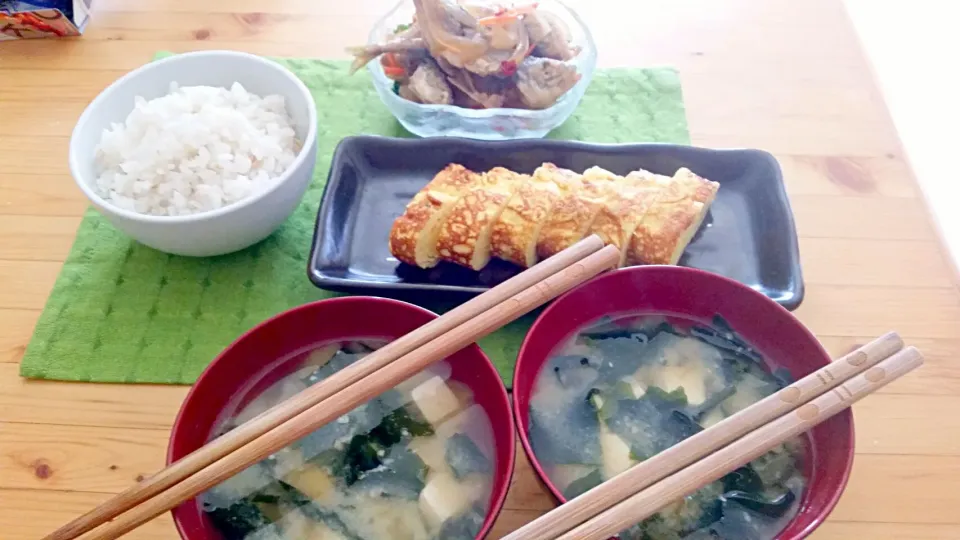 朝ご飯！ガチガチに和食〜|ちゃんなみさん