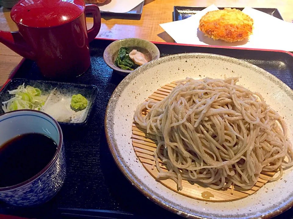 飛騨古川 福全寺のお蕎麦と飛騨牛コロッケ♡|なみちさん