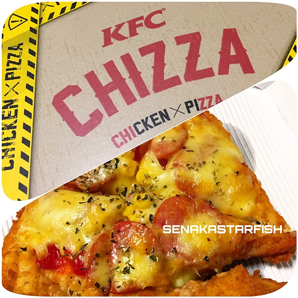 Snapdishの料理写真:KFC CHIZZA🍗🍕|愛さん