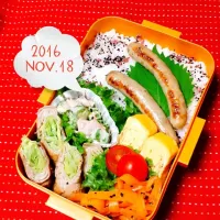 Snapdishの料理写真:高校生男子のがっつり弁当.ﾟ٩(๑⃙⃘˙ᵕ˙๑⃙⃘)۶:.｡