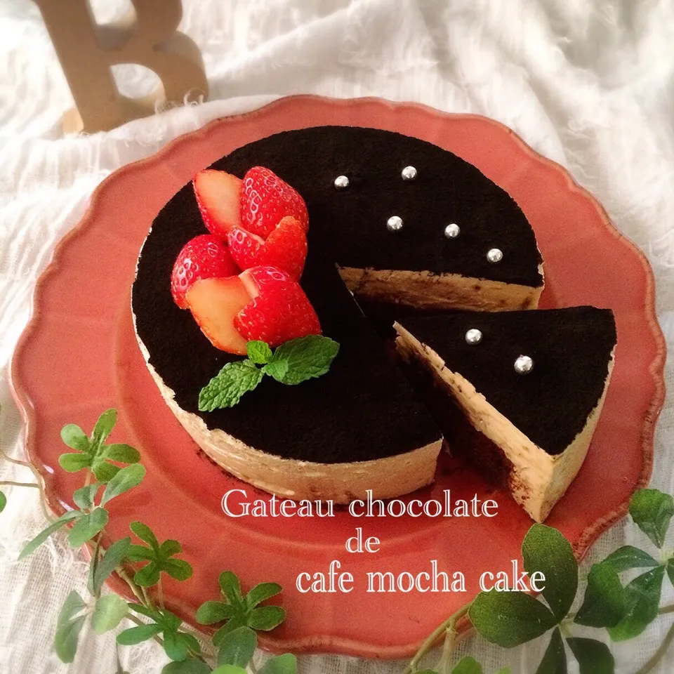 Rizmuちゃんの料理 ❤️ガトーショコラde cafe mocha cake ᵕ̈*|ばろんさん