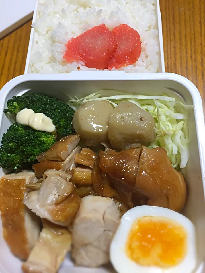 11月19日 鶏照り焼き弁当🍱◎▼◎|かよっぺさん