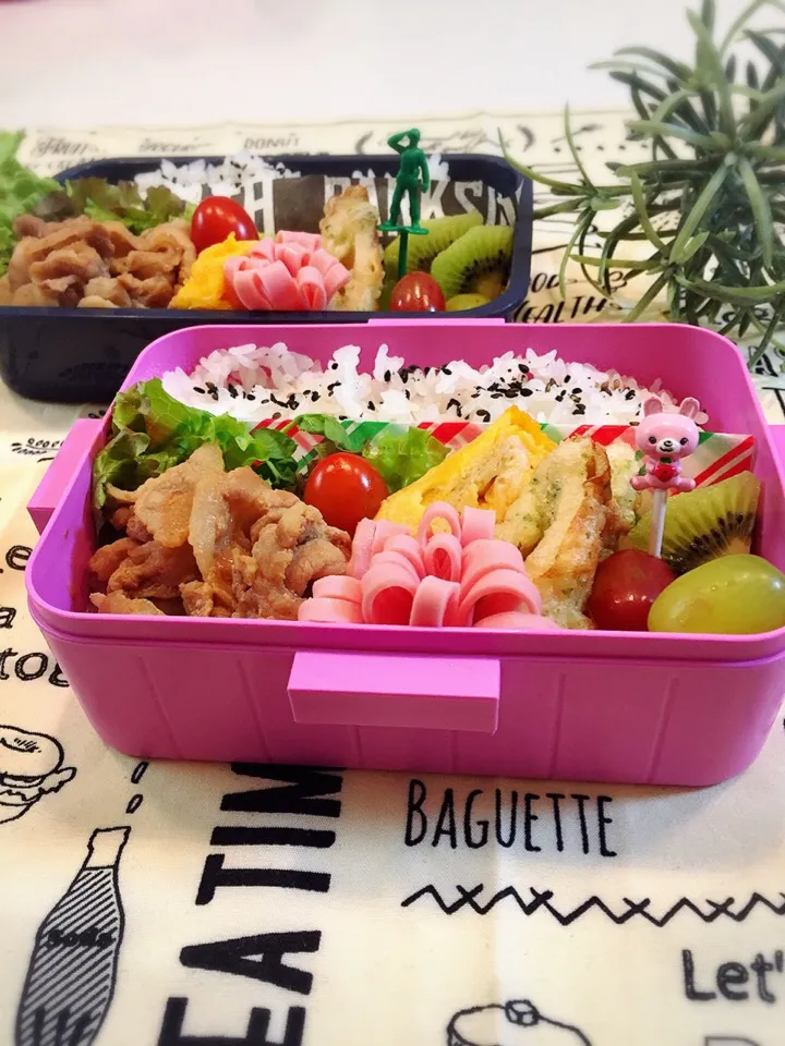 子供達のお弁当♡|まーたんさん