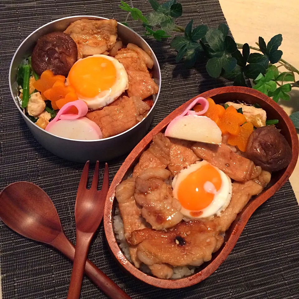 豚肉しょうが焼き弁当🍱だよ〜‼️|Booパパさん