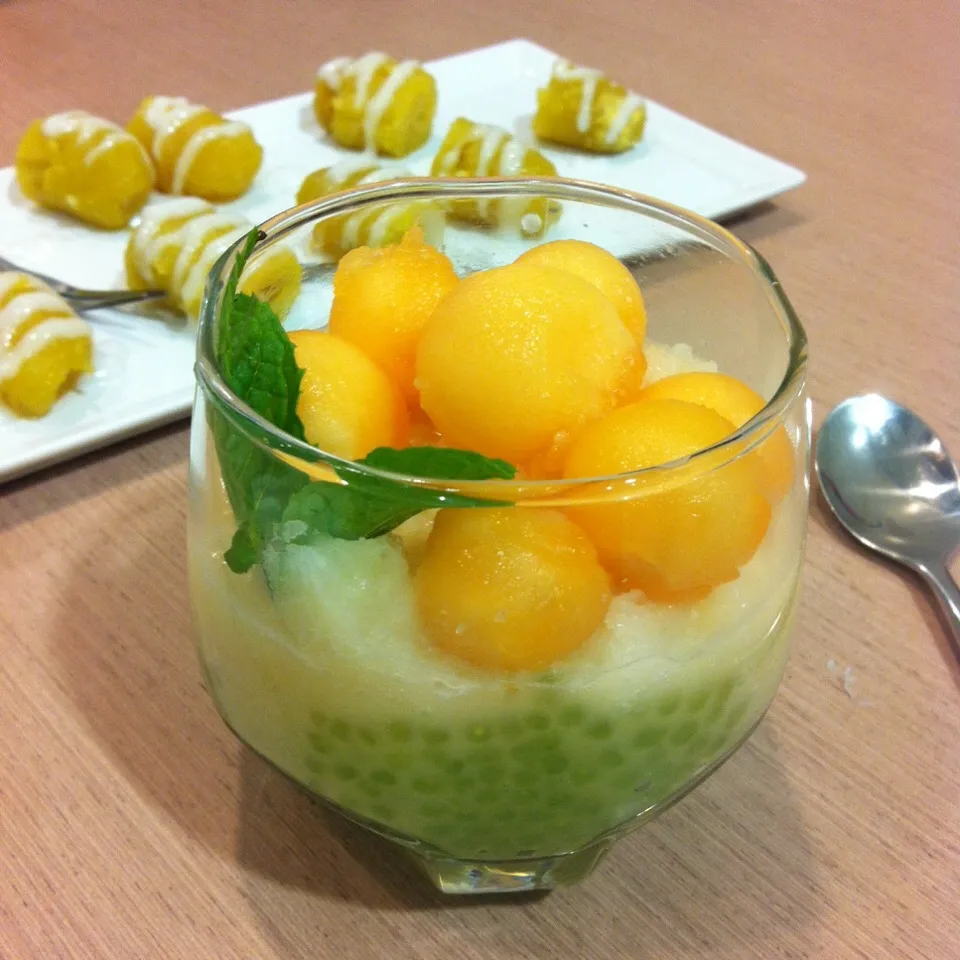 Saku cantaloupe #eatinthai|Eat in Thaiさん