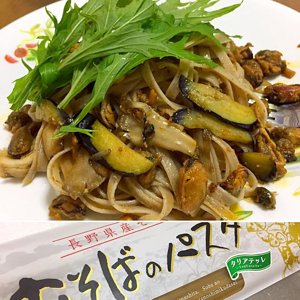 ランチは家で蕎麦パスタ🍝|wildcat山猫さん