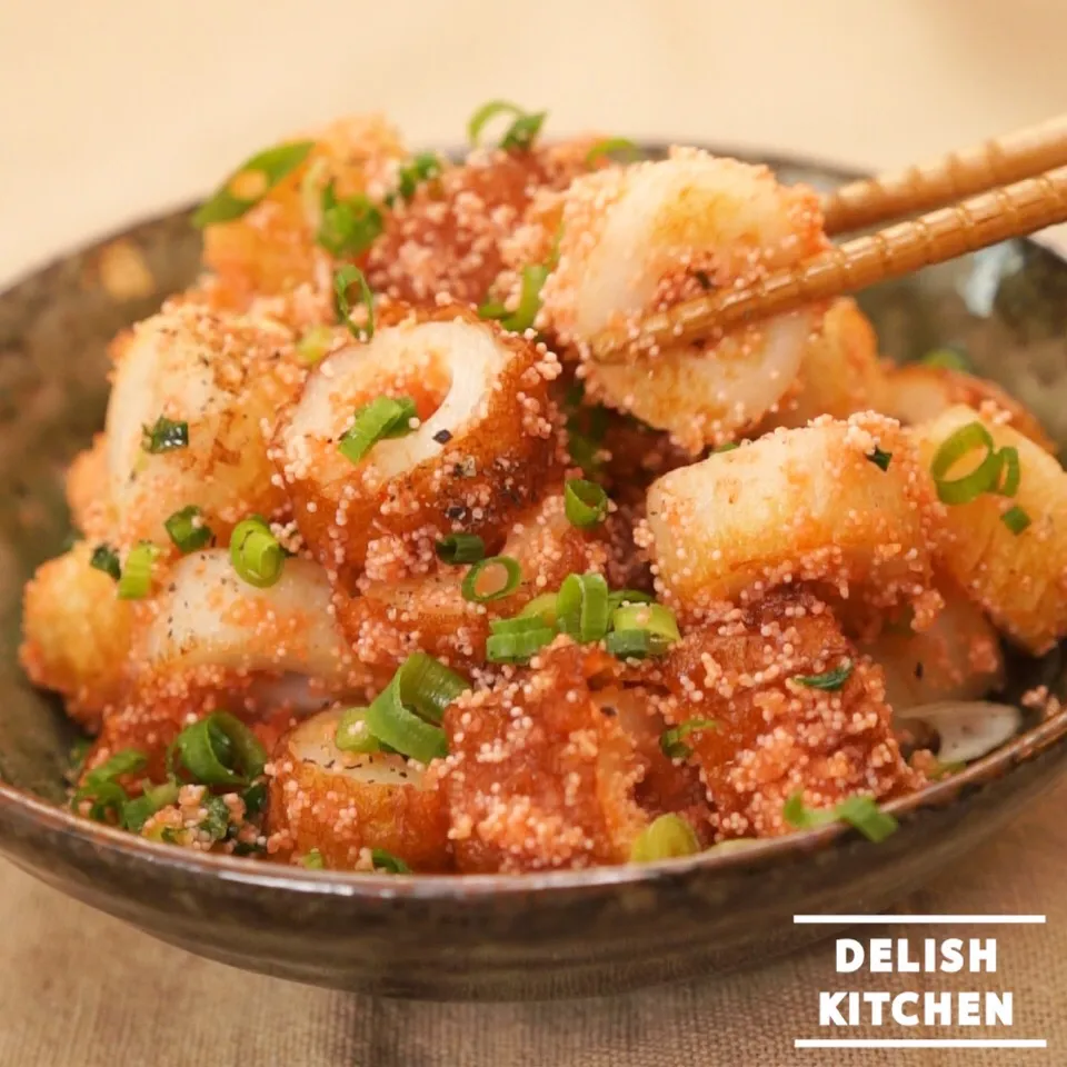 【動画】ちくわ明太バター #delishkitchentv|DELISH KITCHENさん