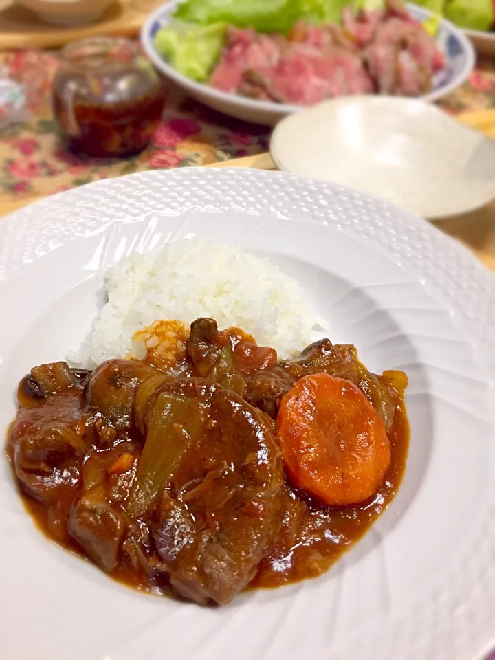 お誕生日の晩ご飯は牛スネ肉でビーフシチュー|Blueberry🫐さん