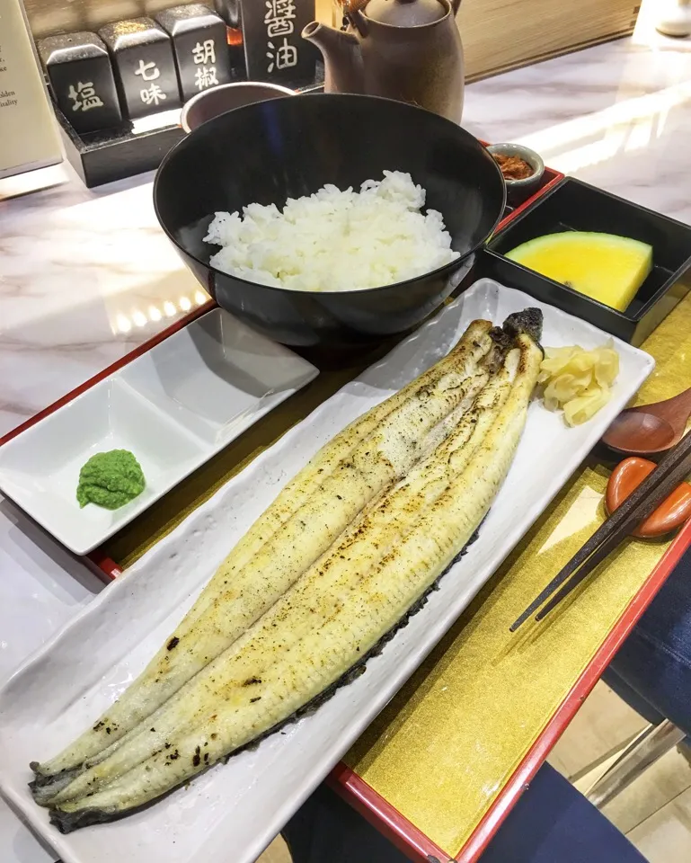 Unagi shirayaki set @Bonta Bonta, Japan Food Town|coxiella24さん