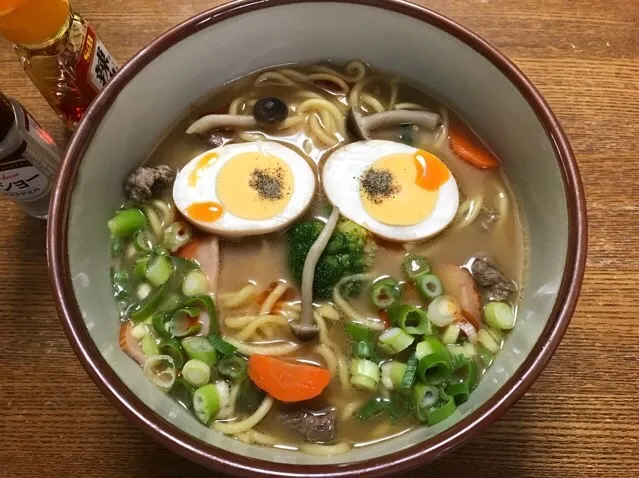 ラ王🍜、豚骨醤油味❗️꒰✩'ω`ૢ✩꒱✨|サソリさん