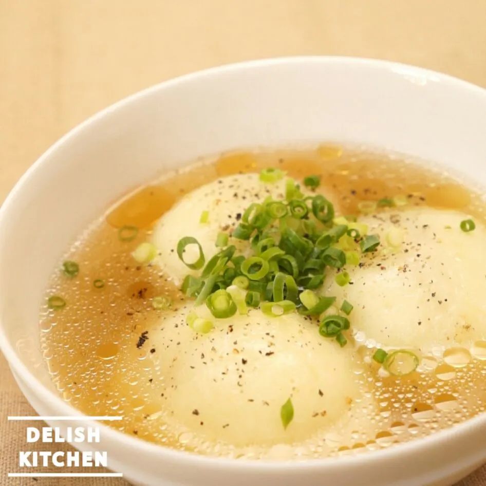 【動画】じゃがいも餅のスープ#delishkitchentv|DELISH KITCHENさん