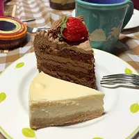 Snapdishの料理写真:ケーキダブル♡|あさこさん