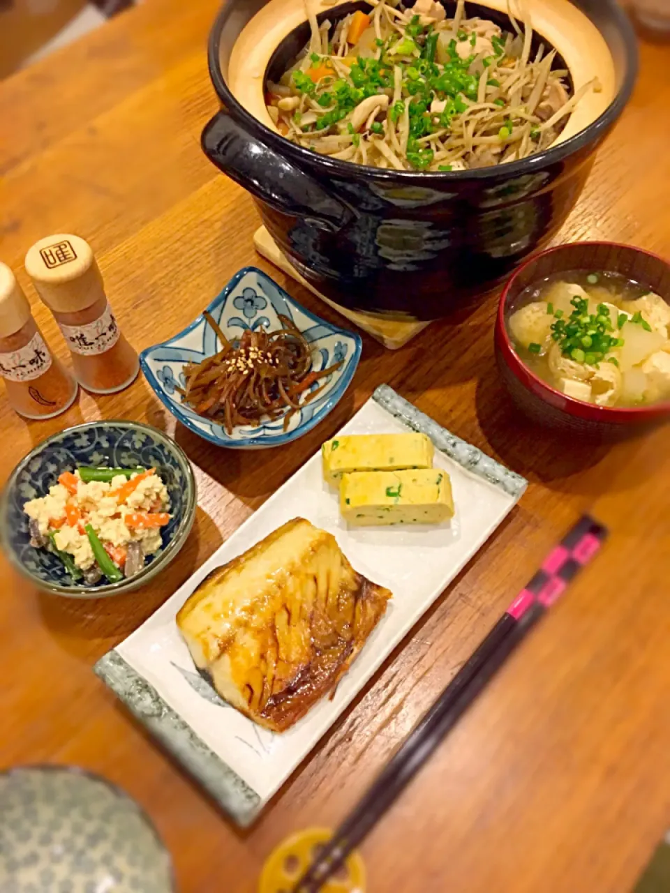 今日の晩御飯。
ザ＊和食！|なかじー。さん