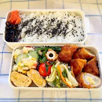 Snapdishの料理写真:男子高校生のお弁当|ベスさん