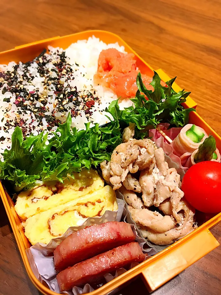 Snapdishの料理写真:2016.11.21.息子弁当☆|yumisyuiさん