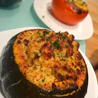 Mac and cheese stuffed kabocha|Jonah Osawaさん