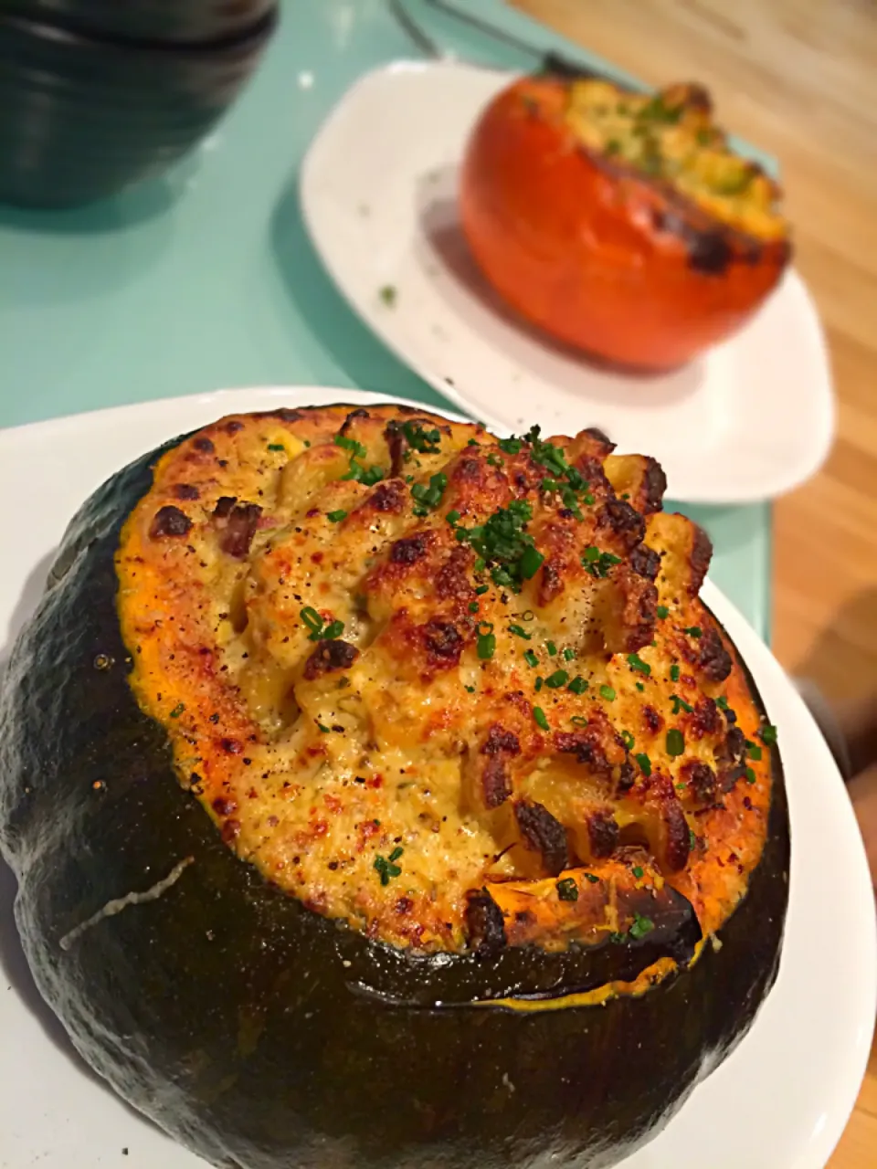 Mac and cheese stuffed kabocha|Jonah Osawaさん