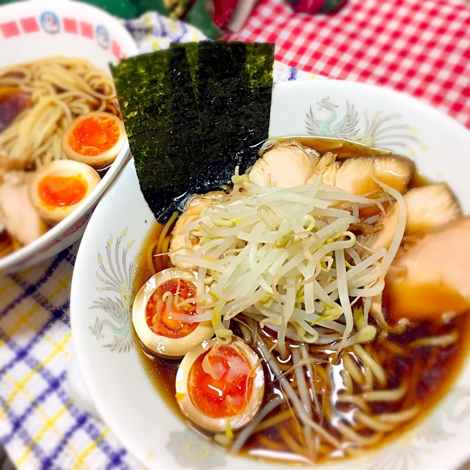 Snapdishの料理写真:手作り鶏チャーシュー醤油ラーメン🍜ネギ抜き|せいこさん