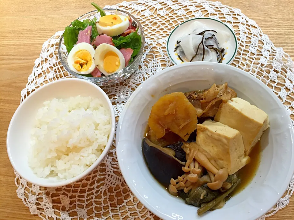 すき焼き風
サラダ
カブの酢漬け|野上真理子さん