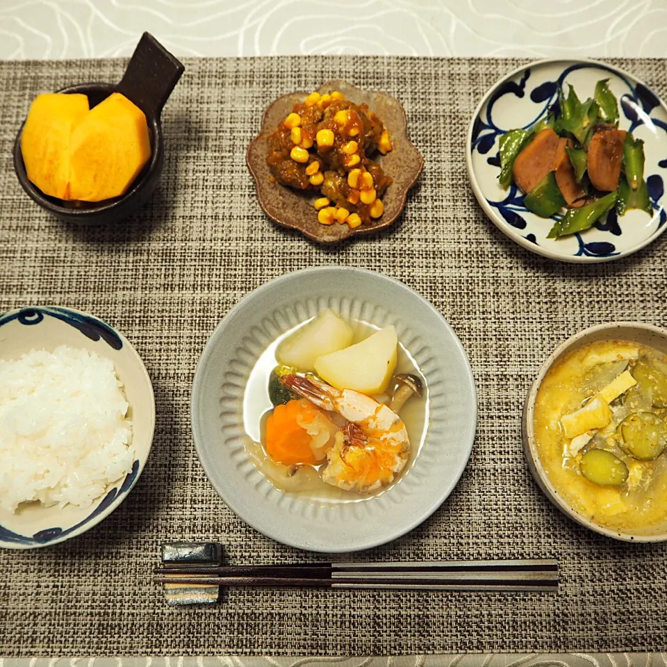 四角豆と魚肉ソーセージの沖縄風炒め|はらしおりさん